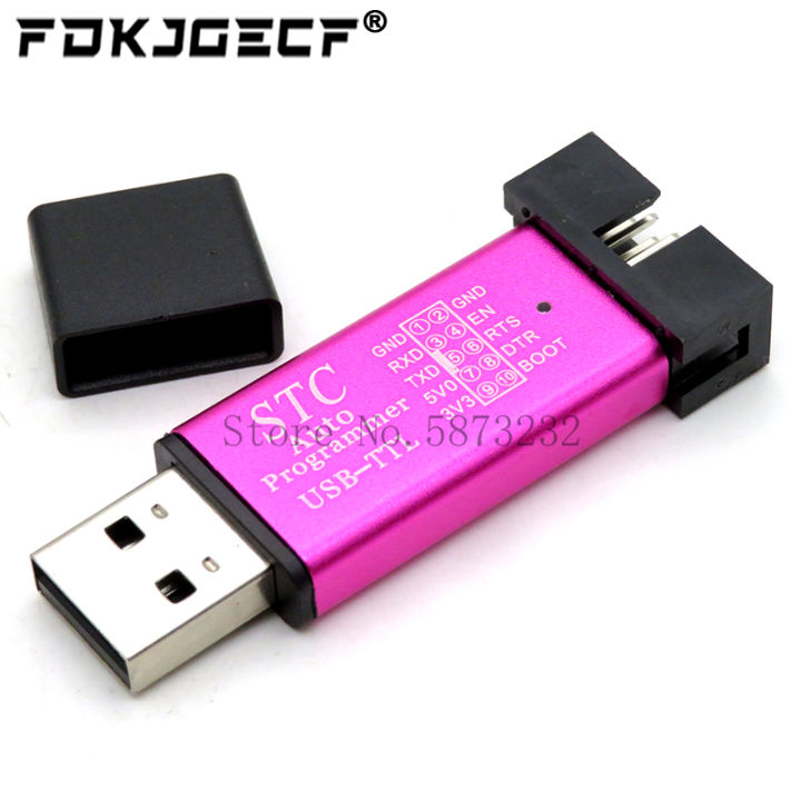 Automatic%20MCU%20STC%2051%20Microcontroller%20Downloader%20Auto%20Programmer%20/%203.3V%205V%20Universal%20/%20Dual%20Voltage%20USB%20to%20TTL%20DownLoad%20Cable%20-%20Image%202