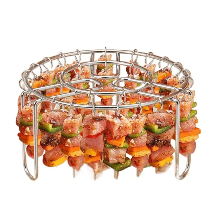 Stainless%20Steel%20Vertical%20Grill%20Rack%20String%20Grill%20Detachable%20Skewer%20Holder%2012/24/49%20Baking%20Needle%20for%20Air%20Fryer%20Accessory%20-%20Image%202