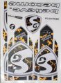 SG 3D Embossed cricket Bat Sticker 2023 Edition For Professional Players. 