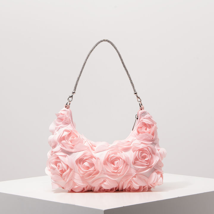 Shoulder Bag, Floral Pop, Women's Bags, Gala Night, Party Outfits, Prom Accessories, Wedding Items, Elegant, , Random Pattern