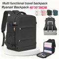 Ryanair 40x30x20 Travel Backpack Short Distance Business Travel Bag Wiz Air Cabin Bag 15.6" Laptop Bag, Leisure Couples Backpack. 