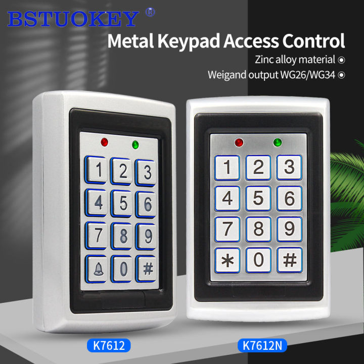 Metal Rfid Access Control Keypad Support 1000/2000 Users 125K RFID Card ...