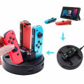 Portable Accessories For Nintendo Switch Controller Charger Dock Station For Switch Joycon Ac Adapter Support 4 Joy-con Charging. 