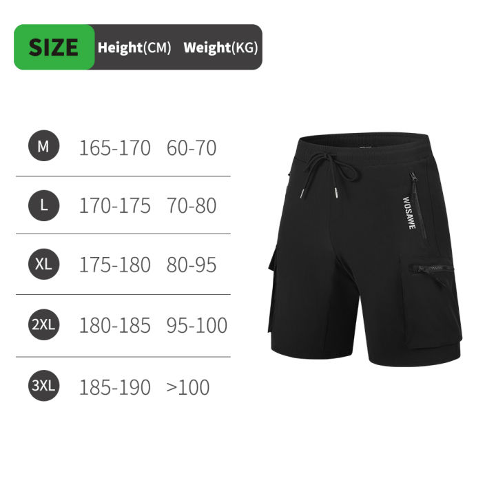 WOSAWE%20Summer%20MTB%20Shorts%20Mountain%20Bike%20Cycling%20Padded%20Shorts%20Multi-Pockets%20Road%20Bike%20Trousers%20Outdoor%20Sports%202%20in%201%20Short%20Pants%20-%20Image%207