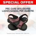Diabetic Shoe Pre-Care Offloading Ladies Sandal. 