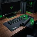 E-Universal 70x30cm Big Size Desk Mat PC Computer Desktop Mouse Mat Pad Wireless USB Gaming Keyboard Mouse Gaming Large Mouse Pad XXL (Green). 