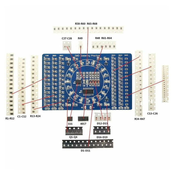 SMD%20NE555%20CD4017%20Rotating%20Flashing%20LED%20Components%20SMT%20LQFP44%20Soldering%20Practice%20Board%20Electronic%20Circuit%20Training%20Suite%20DIY%20Kit%20-%20Image%205
