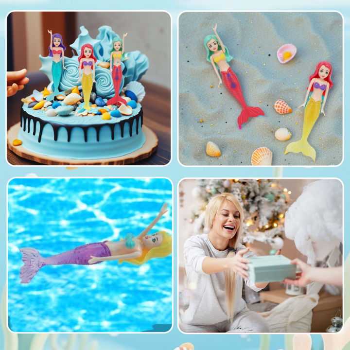 4/3%20PCS%201%20Bag%20Mermaid%20Water%20Play%20Toys%20Different%20Style%20for%20Swimming%20Children%20Game%20in%20Sun%20Pool/Beach/Bath%20Time%20%20Color%20Random%20-%20Image%207