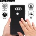 LG V30 Soft TPU Slim Matte Black Protective Phone Cover Shock Absorbent. 