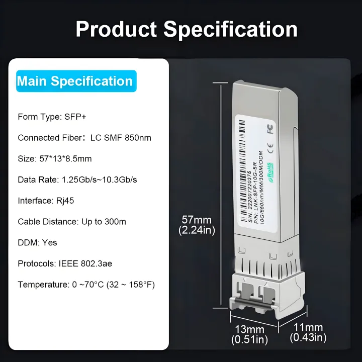 10GBase-SR%20850nm%20Multimode%20SFP%20Module,%20300m%20Over%20LC%20Fiber,%20OM3%20MMF,%20Digital%20Diagnostic%20Monitoring%20-%20Image%205