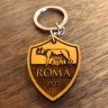 A. S. Roma - Football Club  - All Natural Nepali/Nepalese Wood/Wooden Keyring/Keychain/Key Holder. 