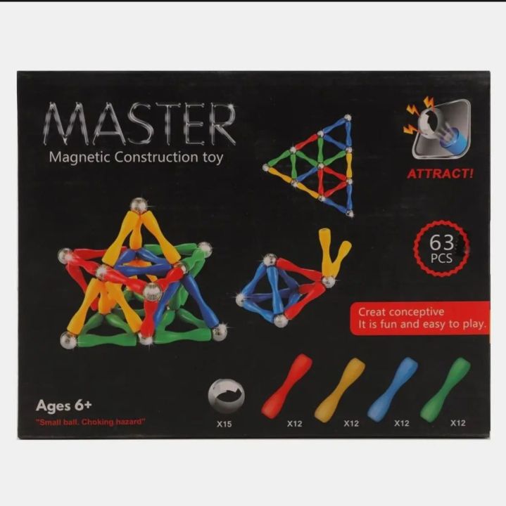 MASTER%20MAGNET%20CONSTRUCTION%20TOY%20FOR%20KIDS%20MAGNET%20STICK%20WITH%20MAGNET%20BALL%20DIFFERENT%20SHAPES%20MAKIG%202D%20SHAPES%203D%20SHAPES%20BEST%20FOR%20BABYS%20-%20Image%203