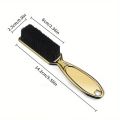 3/4pcs Barber Gold Silver Set Includes Water Spray Men Oil Head Comb  Neck Brush Duster Fade Brush Hair  Professional hair tool. 
