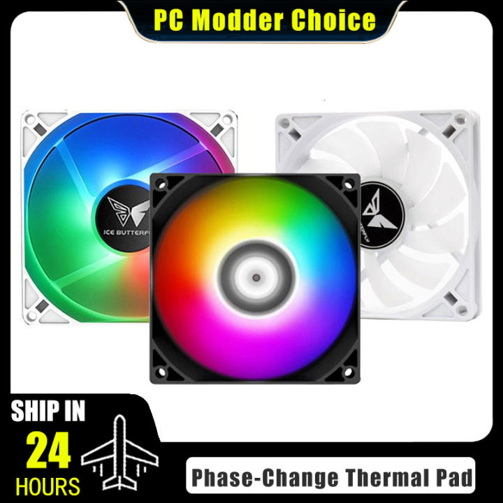 PC Cabinet RGB Fan 9cm Ultra-Thin 9215 9225 15mm 25mm Slim ITX Case Cooler Fans 5V 3Pin ARGB+ 4Pin PWM Control Black White