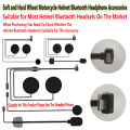 Motorcycle Helmet Bluetooth Headset Intercom Microphone Universal Accessories Full Helmet Half Helmet 3/4 Helmet Face-off Helmet.