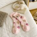 🧦 Cute Fuzzy Animal Socks – Super Soft & Cozy 🐻🍓. 