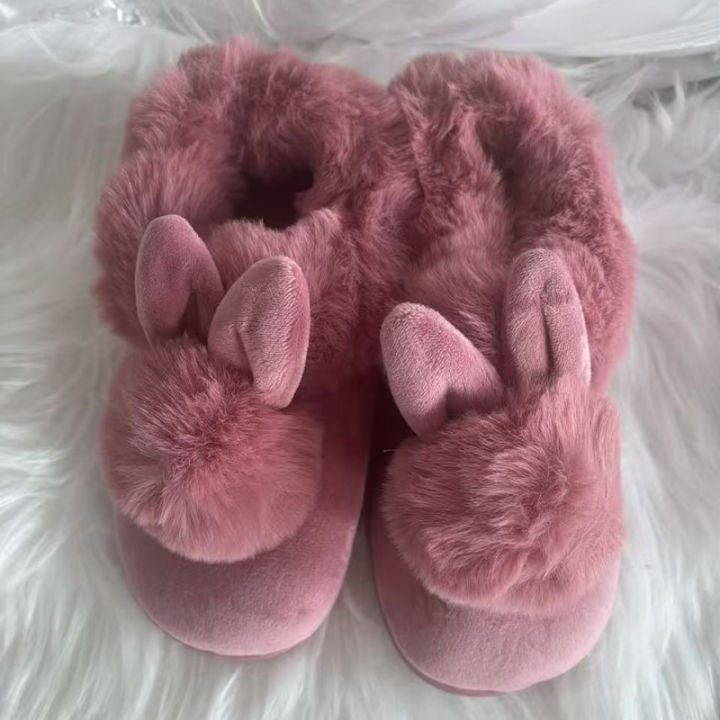 Winter%20Warm%20Home%20Fur%20Boots%20Womens%20Indoor%20Home%20Rabbit%20Shoe%20Furry%20Ears%20Footwear%20Indoor%20Bedroom%20Flat%20Heels%20Fluffy%20Ankle%20Boots%20-%20Image%207