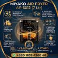 Miyako Air Fryer 7 Liter  AF-6012 Digital Touch Control Panel. 