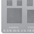 RELIFE Multi-Purpose BGA Stencil for 0.3/0.35/0.4/0.5/Parallel/45 Degree Hole Universal Solder BGA Reballing Stencil Solder Net. 