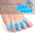 2 Soft Touch Silicone Toe Spacers, Reusable Toe Spacers for Feet. 