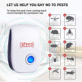1-8pcs Pest Reject Ultrasound Mouse Cockroach Repeller Device Insect Rats Spiders Mosquito Killer Pest Control Household Pest.