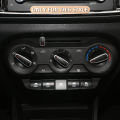 AC Knob for Kia Pegas 2017 2018 2019 Car Air Conditioning Heater Control Switch Button Knobs Aluminum Alloy Accessories.