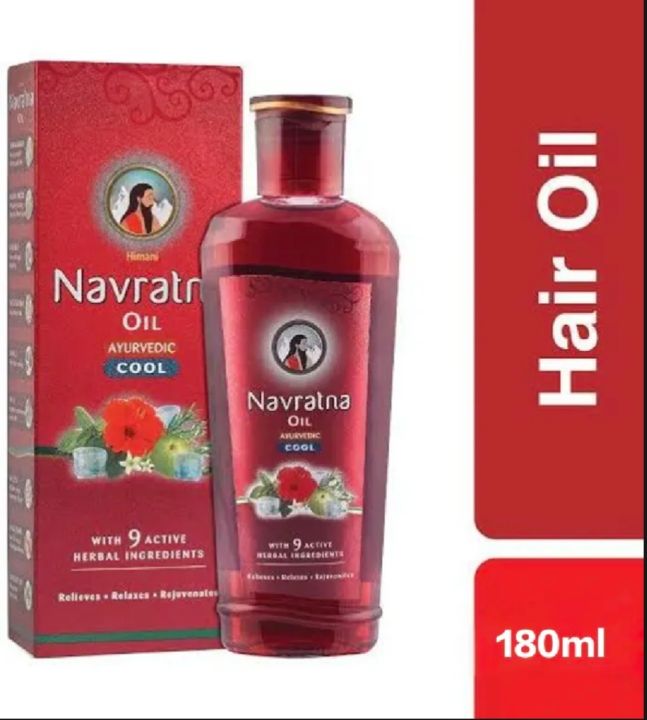 Navratna Ayurvedic Cool Hair Oil – 180ml