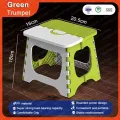 2024 New Plastic Folding Stool Portable Outdoor Small Stool Household Matzah Children Study Small Stool Train Small Bench Gifts. 