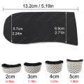 Height Increase Half Shoe Insoles Heel Insert Sport Cushion EVA Memory Foam Heel Lifting 2/3/4/5CM Taller Invisible Heighten Pad. 