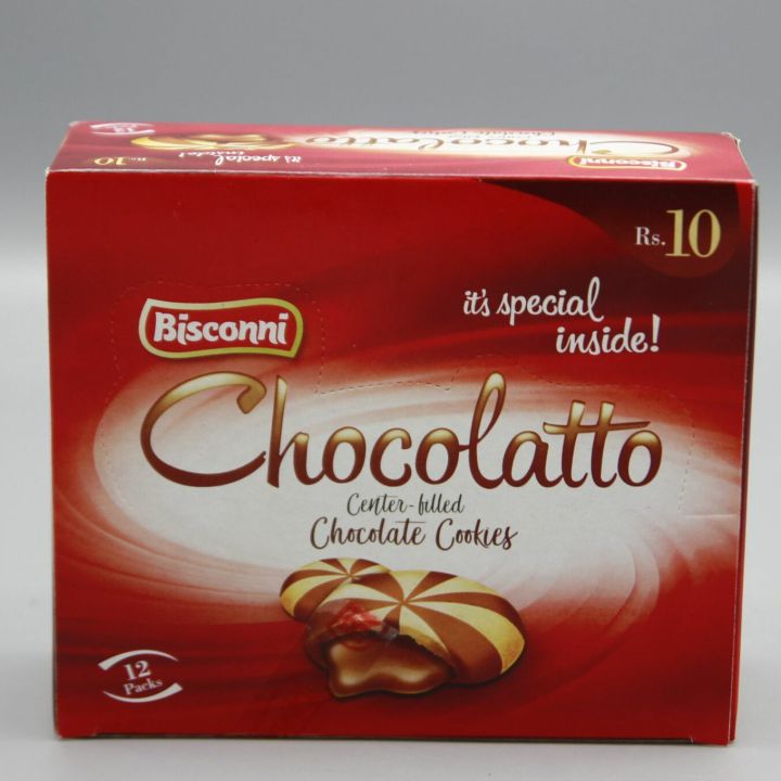 Bisconni Chocolatto Biscuits x12 Box
