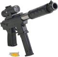 BB shooting toy gun with Laser. 