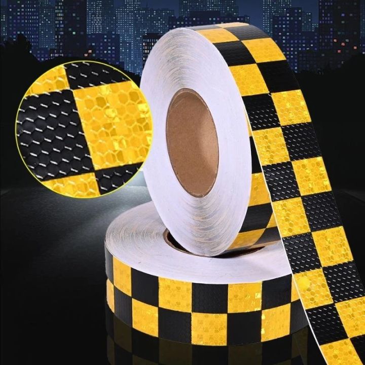 PVC%20Reflective%20Sticker%20Square%20Grid%20Checkered%20Pattern%20Reflector%20Tape%20Fluorescent%20Reflect%20Film%20for%20Truck%20Car%20Road%20-%20Image%203