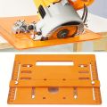 Circular Saw Base Plate Woodworking Cutting Machine Base Plate Backing Positioning Board Circular Saw Rail Tool. 