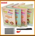 Onshhm Magic Book For Kids ( 4 Book + 10 Refill + 1 Pen + 1 Grip .... 