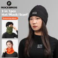 ROCKBROS Winter 3 In 1 Bicycle Caps Full Face Mask Scarfs Men Women Fleece Keep Warm Sports MTB Road Ski Bike Hat Cycling Masks. 