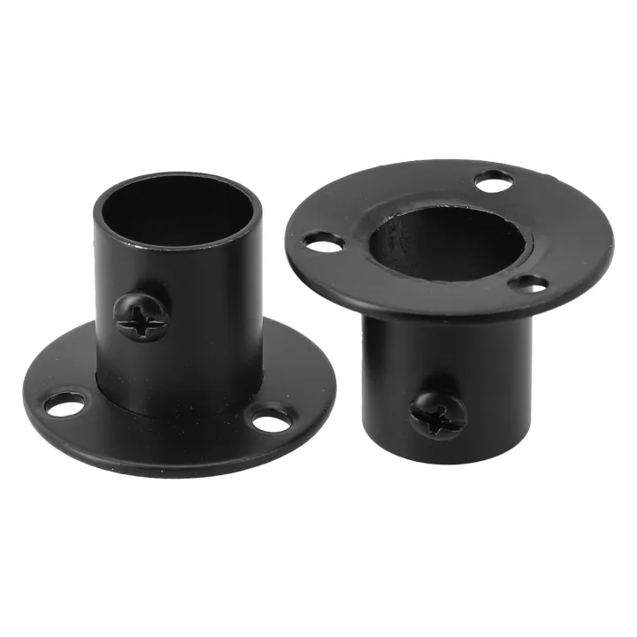 2Pcs%20Tube%20Support%20Closet%20Bar%20Stands%20Wardrobe%20Hanging%20Rail%20Rod%20Pole%20Socket%20End%20Support%20Bracket%20Flange%20Holders%2019-%2032mm%20Hardware%20-%20Image%202