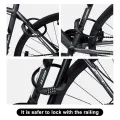 X-TIGER Bicycle Lock Mountain Bike 4 Digit Password Bike Lock Portable Security Motorcycle Electric Scooter Padlock Universal. 