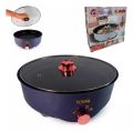 Electrical prying pan with glass lid 26 cm 30 cm. 