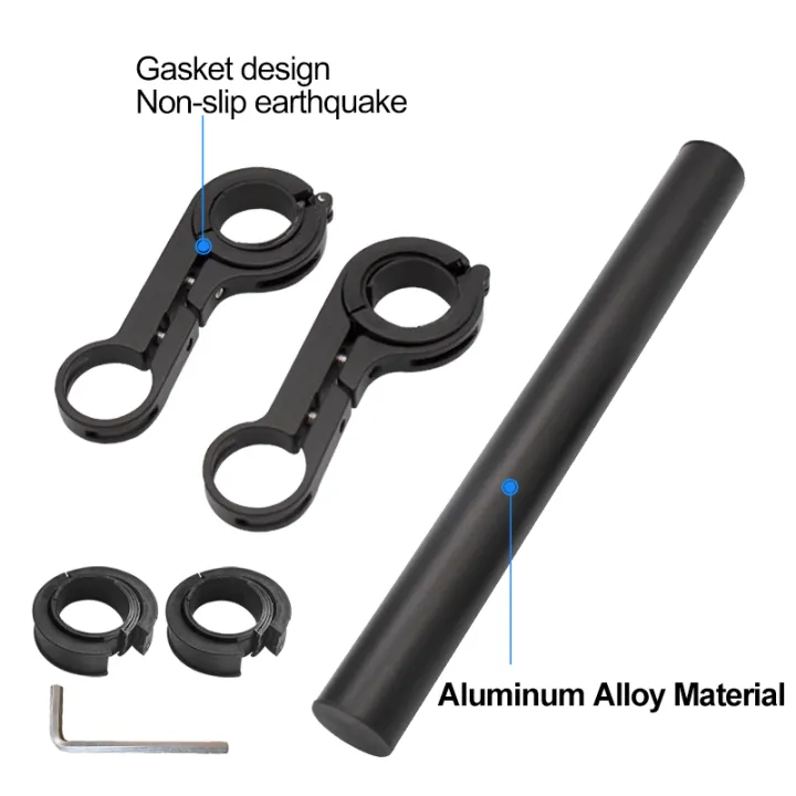20cm%20Bicycle%20Handlebar%20Extended%20Bracket%20Bike%20Mount%20Bar%20Computer%20Holder%20Support%20Rack%20Alloy%20Stand%20Double%20Frame%20Bicycle%20Clip%20-%20Image%206