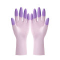 Silicone Dishwashing Cleaning Gloves Kitchen Supplies Anti Slip Convenient Long Dishwashing Gloves Reusable Durable Household.