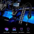 New LED Car Interior Ambient Foot Strip Light Kit Backlight 5V USB Auto Decorative Atmosphere Neon Lamp Vehicle Accessories. 