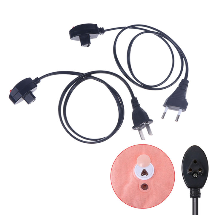 Compact Weatherproof Power Plug Hot Water Bottle Charging Cable Power Plug Electric Bag Hand Warmer ...