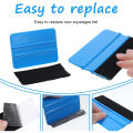 NeoWrap 1-8Pcs Car Stickers Film Install Squeegee Vinyl Wrap Applicator Scraper Reusable Felt Edge Squeegee Remove Bubbles Tools.