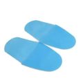 High Quality Nonwoven White Blue Hotel Disposable Spa Pedicure Foot Massager Slippers. 