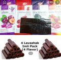 Lavashak Roll Sheet Thick 4 pcs pack Different Flavors Sweet & SourFresh Quality. 