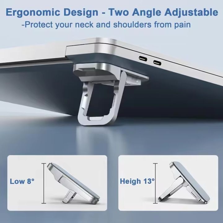 2/4pcs%20Portable%20Zinc%20Alloy%20Laptop%20Support%20Stand%20With%202%20Adjustable%20Angles%20Foldable%20Invisible%20Laptop%20Riser%20For%20Macbook%20Notebook%20-%20Image%204