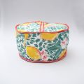 Zipper Roti Cover,handmade kitchen item,fabric hotpot,food warmer. 