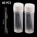 60PCS Cross Stitch Needles Gold Tail Blunt Embroidery Needle and Thread Tool Sewing 35/37/40MM Fabric Knitting Stainless Steel. 