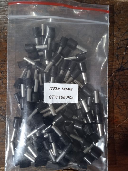Pack of 100 PCs  Tube Thimble Lugs  4mm -