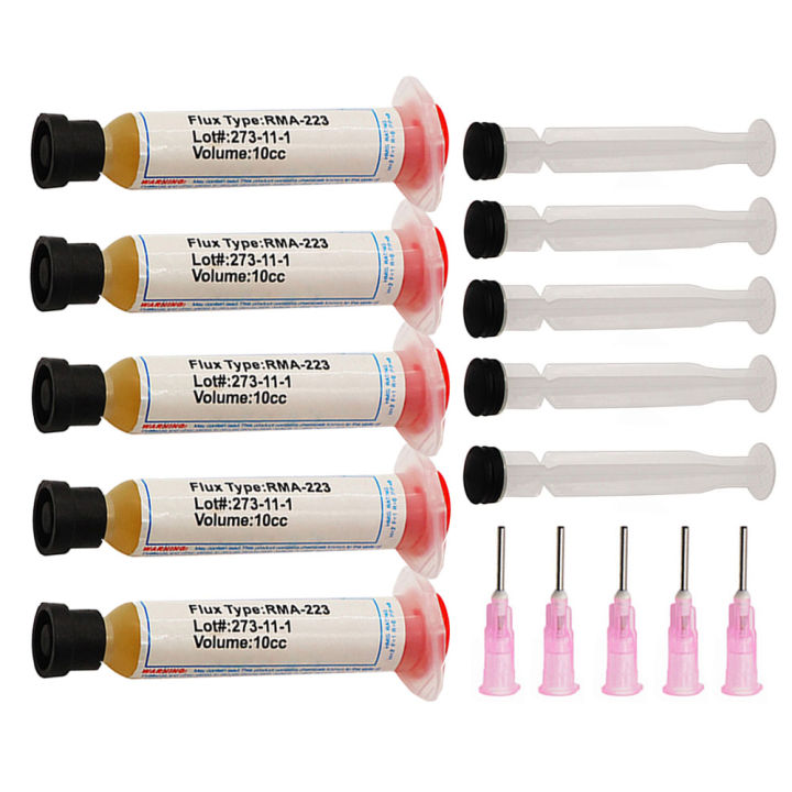 RMA-223 Welding Flux Syringe Barrel Flux PCB IC Mobile Phone Repair SMD ...